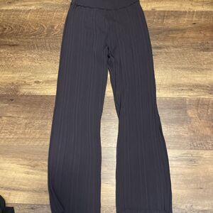 Just Female Aria Lounge Pant Sweats L anthropology Ribbed Knit Stretch NEW $180